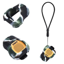 Silicone Case for DEWALT Jobsite Pro Wireless Wearable mini Speaker Resistant Drop Crash Work site Hiking Outdoor Travel Portable for Speaker Dewalt Case (Camouflage)