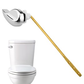 Toilet Handle Replacement Kit, Front Mount Universal Toilet Lever Flush Handle Compatible with American Standard, Kohler, TOTO, Gerber, Mansfield, Glacier Bay Toilet Tanks