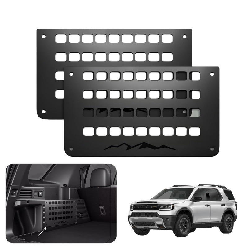 2 Pecs Metal Molle Storage Trunk Organizer for 2026 Honda