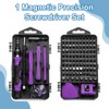 sourcing map 140 in 1 Magnetic Precision Screwdriver Set Electronics