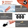 Ganbaro® 482°F High Temp Silicone Sealant, High Temperature Adhesive, Heat