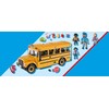 Playmobil School Bus with Accessories and 4 Figures