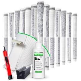 Wedge Guys DC Tour Golf Grips Kit – 4 Grip Zones for Supreme Comfort & Control - All-Weather Performance Golf Club Grips Replacement for Regripping Wedges Drivers Irons Hybrids, Midsize or Standard
