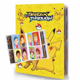 Card Scrapbook 4 Pockets, Scrapbook for 240 Cards, Trading Cards Album, Card Holder, Card Sleeves Folder, 30 Pages Trading Cards Booklets -STA4