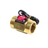 GREDIA G1" Male Thread Brass Water Flow Sensor Switch Hall