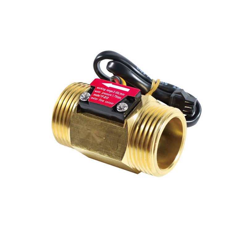 GREDIA G1" Male Thread Brass Water Flow Sensor Switch Hall