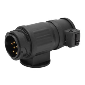 13 Pin to 7 Pin Trailer Connector Adapter Heavy Duty Waterproof for RV Camper Ship