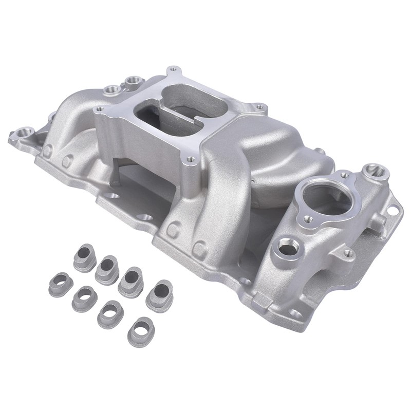 Woosphy Aluminum Dual Plane Air Gap Intake Manifold Replacement for
