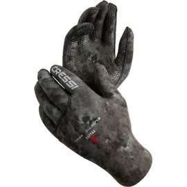 Cressi Tracina Neoprene Spearfishing Gloves - Camouflage Dark, Large