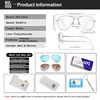 NULOOQ Small Aviator Polarized Sunglasses for Small Face Women Men