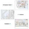 PATIKIL 1pcs White Square Coasters, FR-4 Material, Drink Coaster