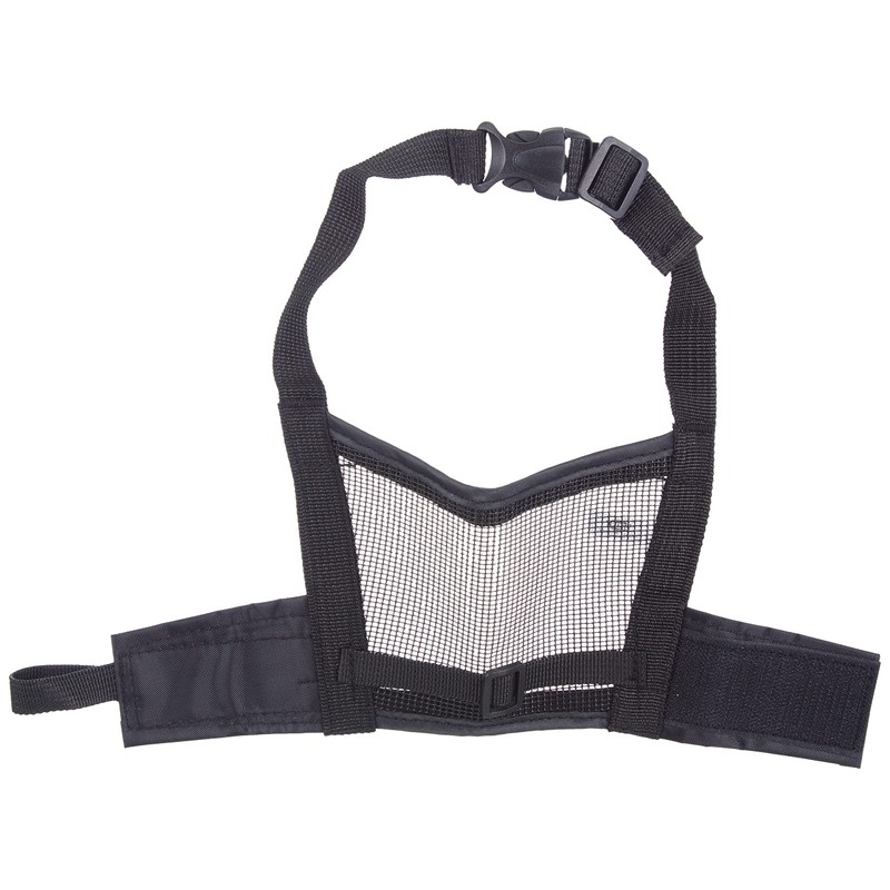 Trixie Muzzle with Mesh Insert Black, m