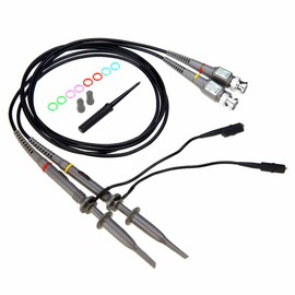 Chesoon Oscilloscope Probe with Accessories Kit, 100 MHz Oscilloscope Clip Probes with BNC to Minigrabber Test Lead Kit for Most Oscilloscopes