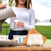 Guzzini - Tierra 197200156 Napkin Holder, Recycled Plastic, Milk White,