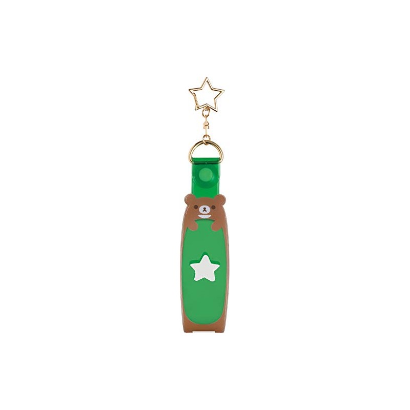 San-x Rilakkuma Gin Tape Holder, Pushing Activity, Chairoikoguma