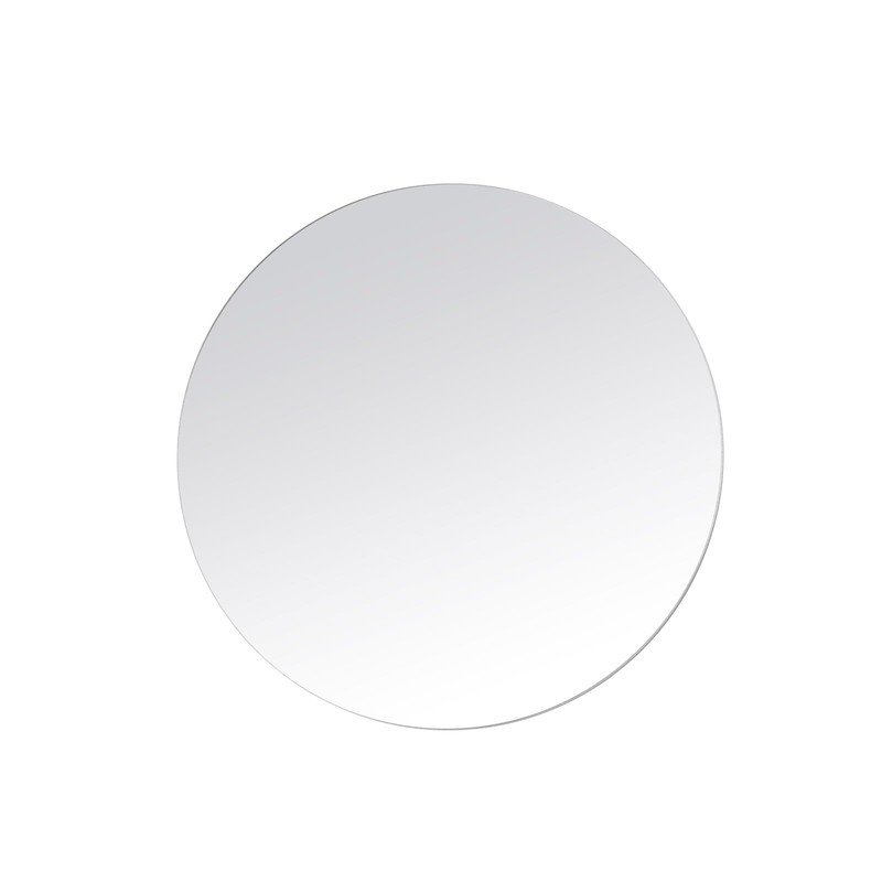 Bitray 2-Pack Round Mirror Plates, 8" Acrylic Mirror Centerpieces for