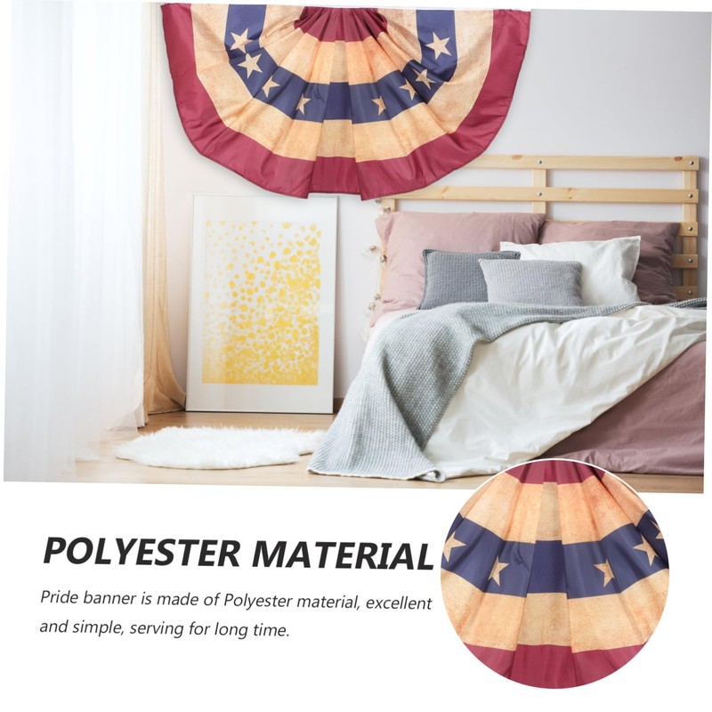 Outanaya 4th of July Decorations American Flag Flags Semicircle Patriotic