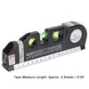 Multipurpose Laser Leveller Infrared Spirit Level Tape Measure Tool for