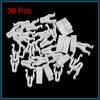 TUCKBOLD 30pcs White Plastic Nylon Switch Bezel Clip 90467-10203 for