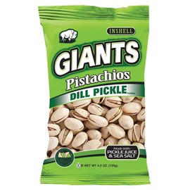 Giants Dill Pickle Pistachios, 4.5 Ounce -- 8 per case.