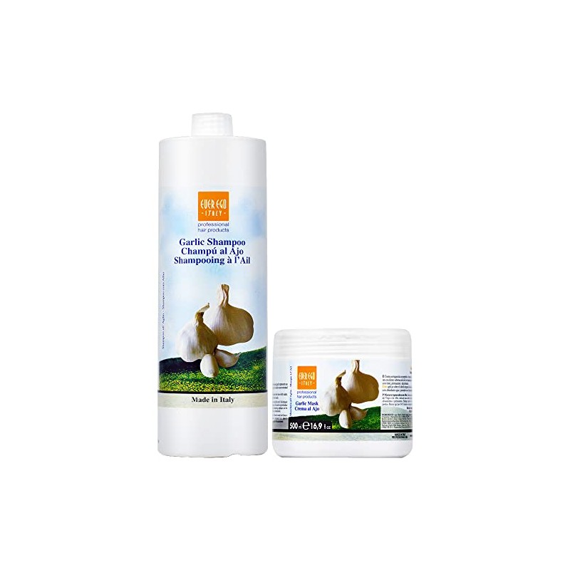 EveregoGarlicCombo1 (Garlic Shampoo 33.8oz + Mask 16.9oz)