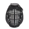 Solar Garden Lantern LED Outdoor Solar Lantern Waterproof Decorative Rattan