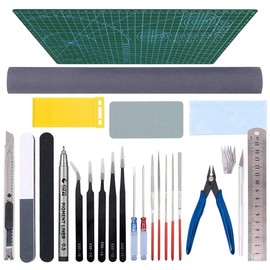 Qovydx Gundam Tools Kit 32Pcs, Gunpla Tools, Gundam Model Kit Tool, Bandai Tool Kit, Craft Set for Building, Repairing and Fixing