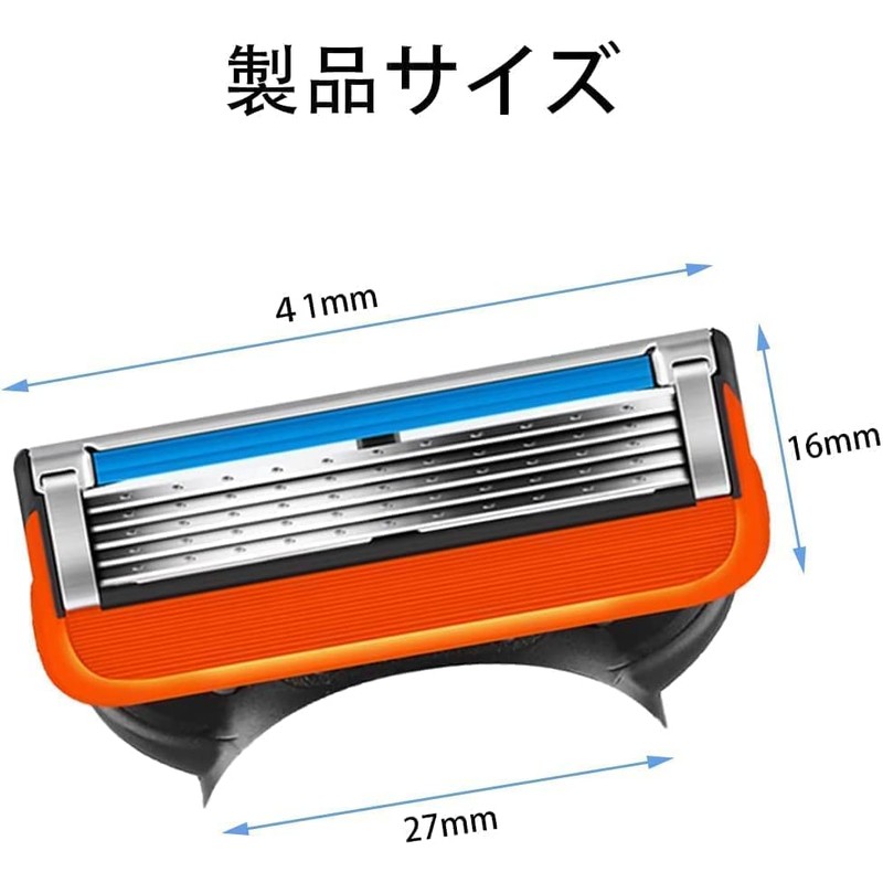 16pcs 5 Replacement Blades Fusion Replacement Blades for Men Razor