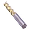 1/2" Solid Carbide Square Long End Mill - ZrN Coated,