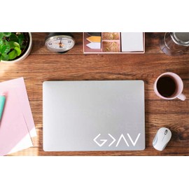 H-Tradings God is Greater Than Highs & Lows, Decal Vinyl Bumper Sticker for Cars, Vans, Trucks, | White 6 inches