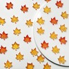 200Pcs Fall Nail Charms Autumn Maple Leaf Nail Rhinestones Flat
