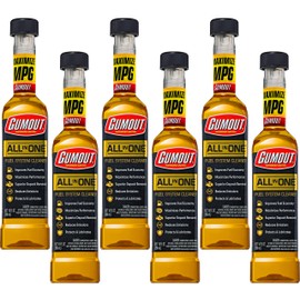 Gumout 510016 All-in-ONE Complete Fuel System Cleaner, 10oz. (Pack of 6)