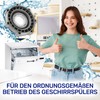 Lid of the salt compartment in the dishwasher with the