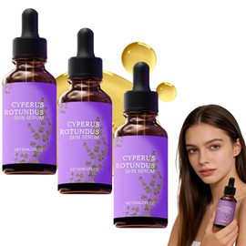 3PCS Cyperus Rotundus Oil,Aceite Cyperus Rotus Skin Serum Natural,Depilatoria en Aceite para Mujer y Hombre,Reduce el Crecimiento del Vello,Suave y Calmante para Piel Sensible (3PCS)