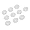 10Pcs Footswitch Toppers Clear Transparent Universal for Guitar Effects Pedal