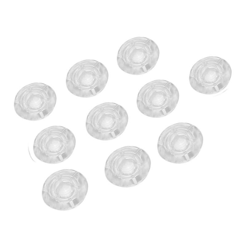 10Pcs Footswitch Toppers Clear Transparent Universal for Guitar Effects Pedal