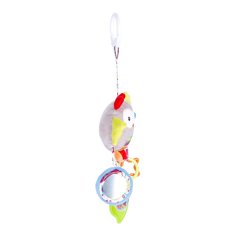 Soft Infant Plush Toy Cute Animal Rattle Baby Bed Stroller