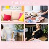 FdcZeyxior 2 PCS Neck Roll Pillow Cover with Zipper, Round