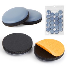 Furniture Sliders, Set of 20, 1.0 inches (25 mm) Chair Leg Covers, Slip-Resistant, Non-Removable, Furniture Moving Pad, Scratch Resistant, Soundproofing, Scratch-Resistant, Easy to Move, Hard to Take