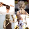 100 Pcs Ligas para Peinar el Cabello, Donas para Cabello