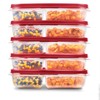Rubbermaid EasyFindLids Meal Prep Containers 5.1 Cup Red