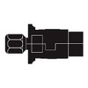 leisure MART 12v N type 7 Pin Plastic Plug for