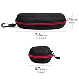 Linkidea EVA-Reiseetui für Rasierer, Reisetasche für Rasierklingenersatz, Reiseschutztasche für Herren, kompatibel mit Fusion 5 Power (schwarz)