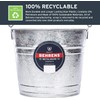Behrens 1210 Hot-Dipped Galvanized Steel Utility Pail, 10-Quart, Silver