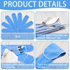 Weewooday Silver Storage Bags Anti Tarnish Silverware Sleeves Blue Flatware