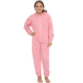 A2Z 4 Kids Plain Girls Boys Camouflage Onesie One Piece Super Soft - Onesie Baby Pink 7-8