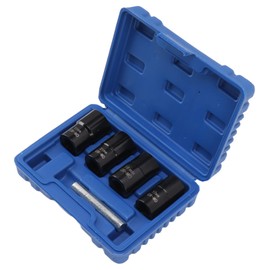 ANKROYU 5-teiliges Schraubenmutter-Entferner-Set, Molybdänstahl-Schrauben-Entferner-Werkzeug-Set, rostfreies Schraubenmutter-Entferner-Set zum Entfernen beschädigter Schrauben