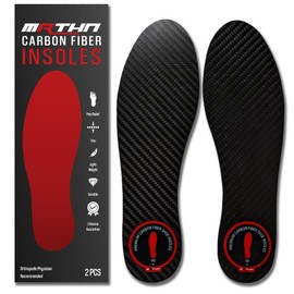 MRTHN Carbon Fiber Insoles for Men and Women, Unisex Shoe Insert, Flat Feet, Turf Toe, Foot Fractures, Hallux Rigidus, and Limitations of Steel Toe