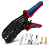 Yumkiyi Crimping Tool for Non-Insulated Open Barrel Terminals, AWG22-10 -