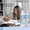 Bacopa Monnieri 450 120 Cápsulas Saisa Herbal Suplemento Cognitivo Natural